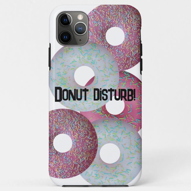 Capa Para iPhone 11 Pro Max Perturbação da rosquinha! (Verso)