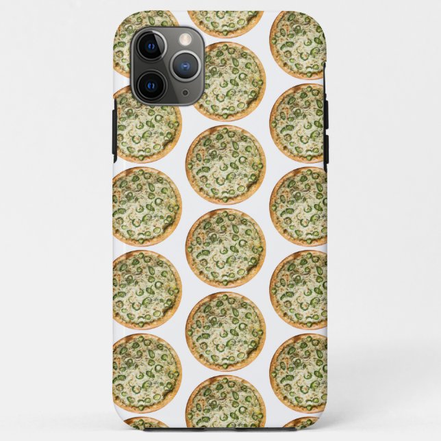 Capa Para iPhone 11 Pro Max Pizza (Verso)