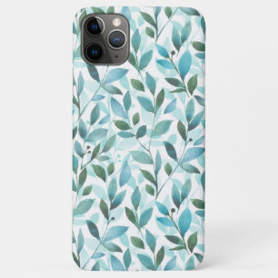 Capa Para iPhone 11 Pro Max Primavera. Padrão floral de aquarela