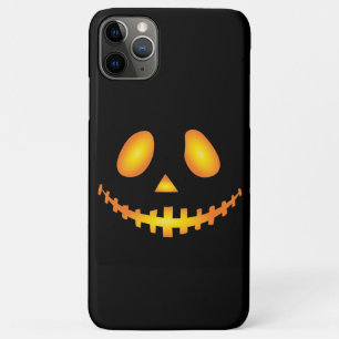 Capa Para iPhone 11 Pro Max Pumpkin Face Halloween Jack O Lantern Spooky