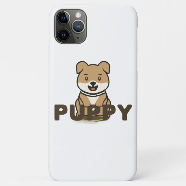 Capa Para iPhone 11 Pro Max Puppy (Verso)