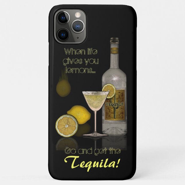 Capa Para iPhone 11 Pro Max Quando a vida te dá limões... (Verso)