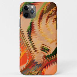 Capa Para iPhone 11 Pro Max Quebra de núcleos com zigue zague ou livro onda