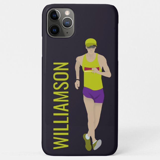 Capa Para iPhone 11 Pro Max Race Walking (Verso)