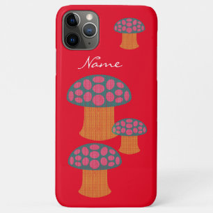 Capa Para iPhone 11 Pro Max Red Amanita Mushroom Thunder_Cove