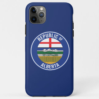 Capa Para iPhone 11 Pro Max República de Alberta WEXIT