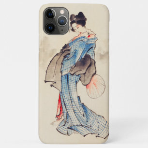 Capa Para iPhone 11 Pro Max Retrato de Cheio feminino de Katsushika Hokusai