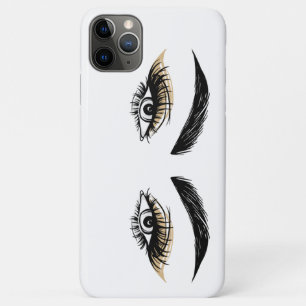 Capa Para iPhone 11 Pro Max Salão de Beleza Pretty Eyes Maquiagem Cílios