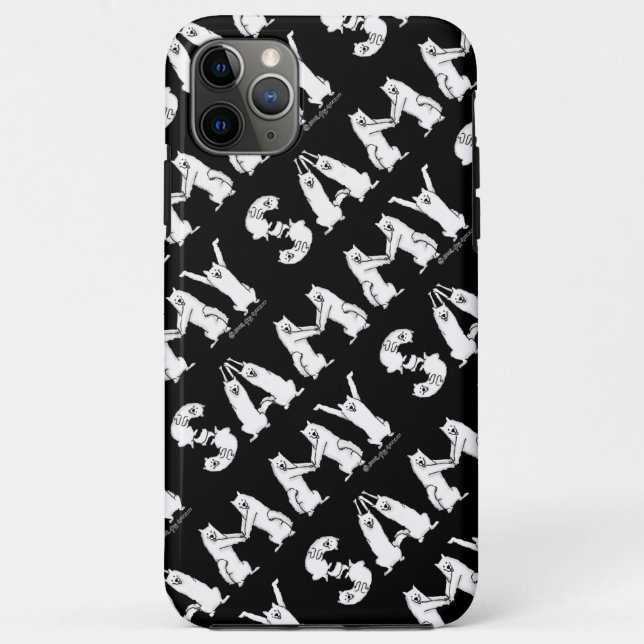 Capa Para iPhone 11 Pro Max Sammy Ortografou em Samoyed Dog Letters (Verso)