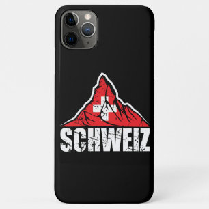 Capa Para iPhone 11 Pro Max Schweiz Matterhorn Suiça Vintage