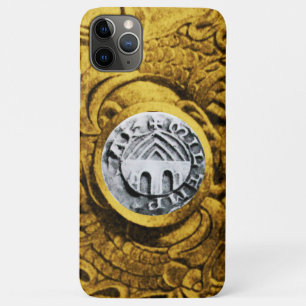 Capa Para iPhone 11 Pro Max SELO DO MODELO KNIGHTS - amarelo