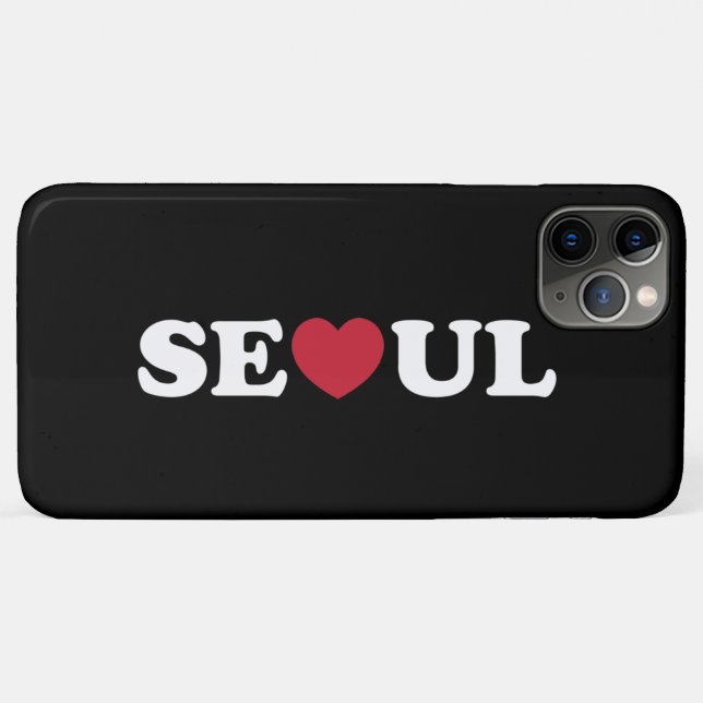 Capa Para iPhone 11 Pro Max Seoul Love Heart (Verso (horizontal))