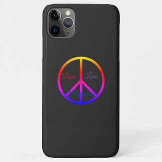 Capa Para iPhone 11 Pro Max Símbolo Rainbow Peace