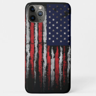 Capa Para iPhone 11 Pro Max Sinalizador Grunge U.S.A