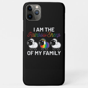 Capa Para iPhone 11 Pro Max Sou ovelha arco-íris da minha família   Presente