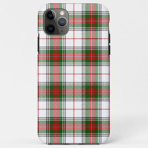 Capa Para iPhone 11 Pro Max Stuart / Stewart tartan xadrez verde branca