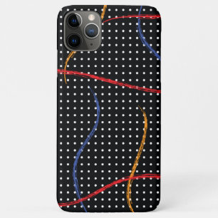 Capa Para iPhone 11 Pro Max Tabuleiro e Pontos de Pintura Retroativos