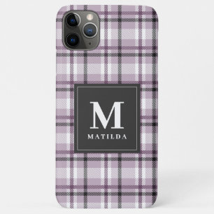 Capa Para iPhone 11 Pro Max Tartan Xadrez