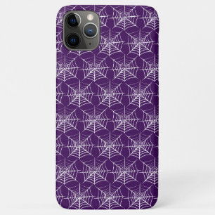 Capa Para iPhone 11 Pro Max Teia de Aranha de Halloween