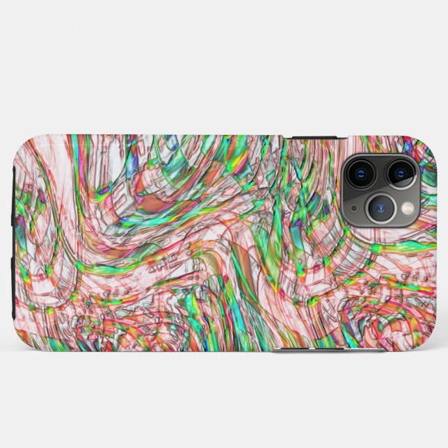 Capa Para iPhone 11 Pro Max Tempestade de trilhas torcidas (Verso (horizontal))