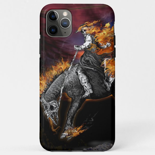 Capa Para iPhone 11 Pro Max Texas Ghost Rider (Verso)