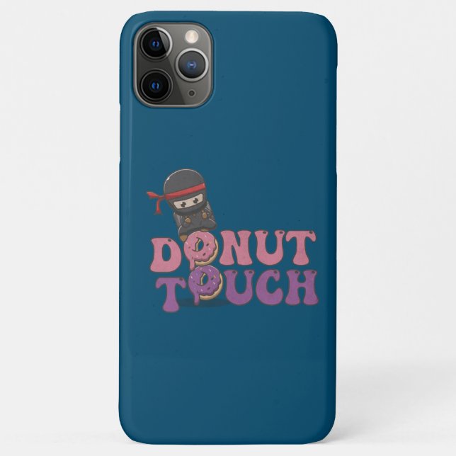 Capa Para iPhone 11 Pro Max Toque de rosquinha! (Verso)