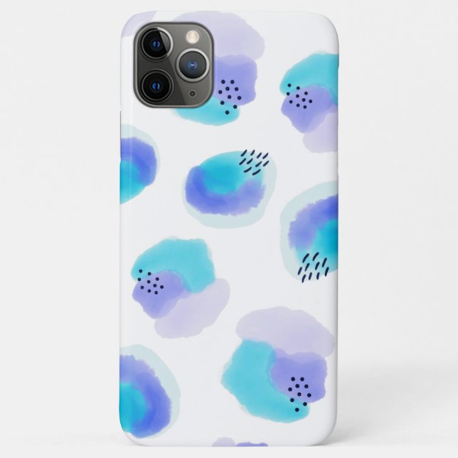Capa Para iPhone 11 Pro Max Traços de Água (Verso)