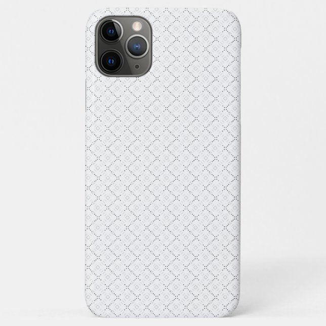Capa Para iPhone 11 Pro Max Transparent Grid PNG | Editable Texture Overlay (Verso)