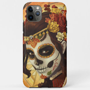 Capa Para iPhone 11 Pro Max Travesseiro decorativo Dia De Los Muertos