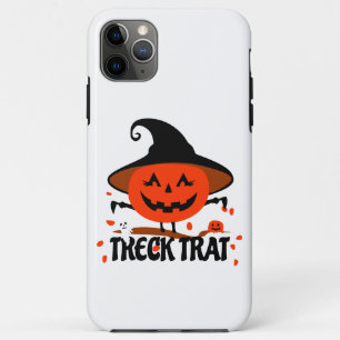 Capa Para iPhone 11 Pro Max Treck Trat Pumpkin sorrindo