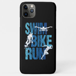 Capa Para iPhone 11 Pro Max Triathlon - Natação Bike Run