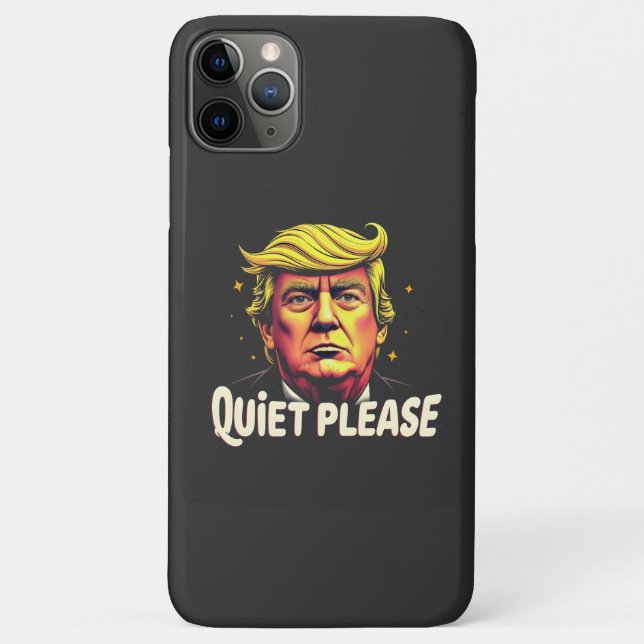 Capa Para iPhone 11 Pro Max Trump Kamala Presidente Debate (Verso)