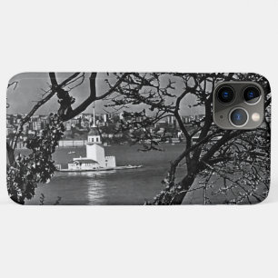 Capa Para iPhone 11 Pro Max Turquia Vintage vista da cidade de Istambul