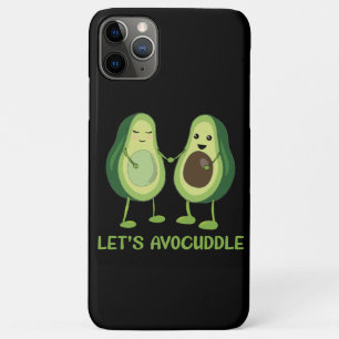 Capa Para iPhone 11 Pro Max Vamos Avocuddle - Engraçado Avocado Pun