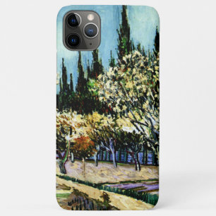 Capa Para iPhone 11 Pro Max Van Gogh - Pomar cercado por ciprestes
