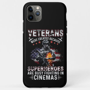 Capa Para iPhone 11 Pro Max Veteranos Porque Super-Heróis Ocupados em Cinemas