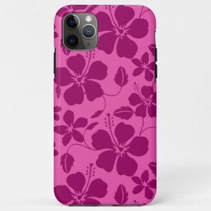 CAPA PARA iPhone 11 PRO MAX VINHO TINTO BURGUNDY COM ESTAMPA HULA HAWAIANA (HI