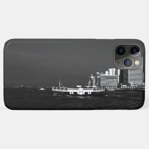 Capa Para iPhone 11 Pro Max Vintage China - Arranha-céus de barco de Hong Kon