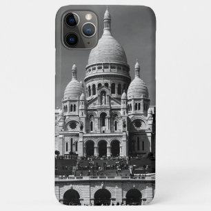 Capa Para iPhone 11 Pro Max Vintage France Paris Sacre Coeur Basilica