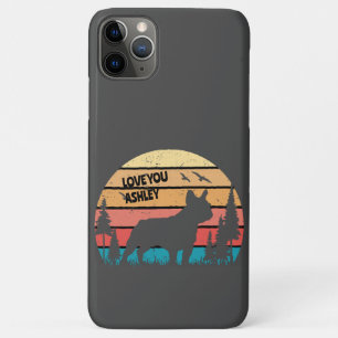 Capa Para iPhone 11 Pro Max Vintage French Buldog Retro Sun Legal Dog Lover