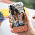 Capa Para iPhone 11 Pro Max Vivendo na Besties Cote Clay Foto de Amigos Clay<br><div class="desc">Capas de iphone personalizada de fotos bff. O modelo de foto está configurado para que você adicione sua própria foto e seu(s) melhor(s) amigo(s) - que é exibido no formato de retrato. A design é escrita com a citação "livin the besties life" em uma elegante escrita à mão e na...</div>