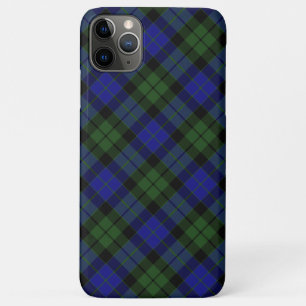 Capa Para iPhone 11 Pro Max Xadrez do Clã Tartan da Escócia MacKay Green