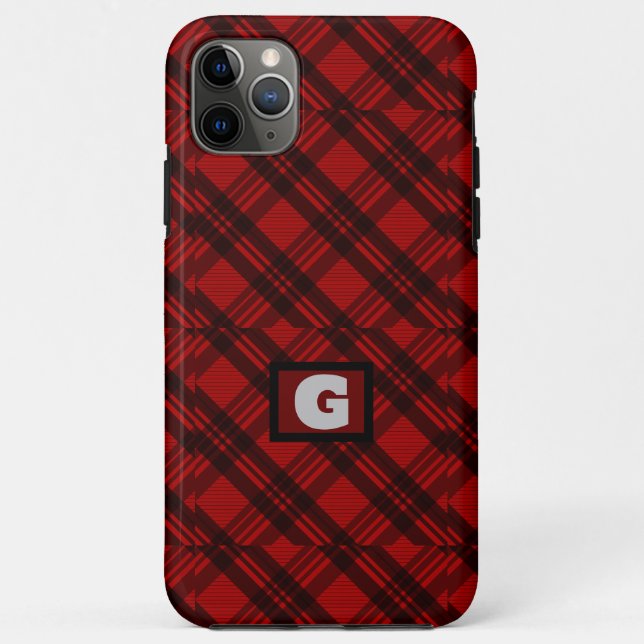 Capa Para iPhone 11 Pro Max Xadrez Elegante Moderna (Verso)