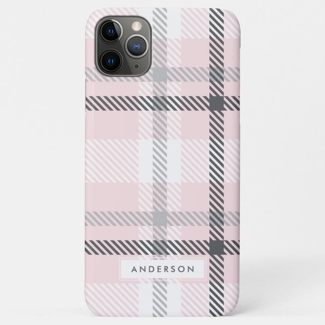 Capa Para iPhone 11 Pro Max xadrez moderna abstrato (Verso)