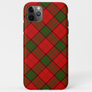 Capa Para iPhone 11 Pro Max Xadrez verde-vermelha Maxwell tartan