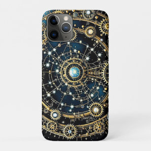 Capa Para iPhone 11 Pro Mecanismo Celestial Arte Cósmica