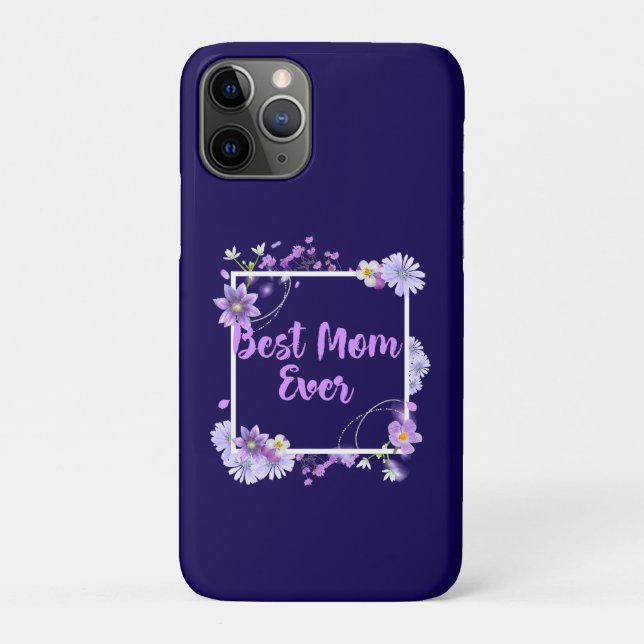 Capa Para iPhone 11 Pro Melhor Mãe Nunca (Verso)