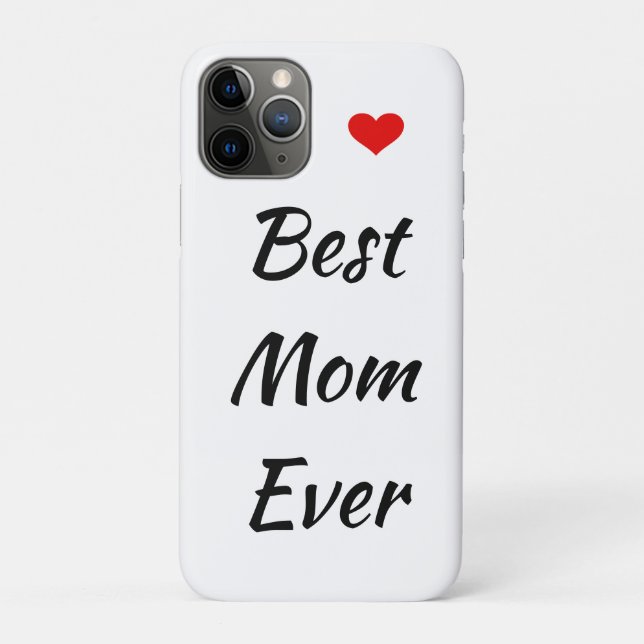 Capa Para iPhone 11 Pro Melhor Mãe Nunca (Verso)