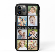Melhor PAI DE TODOS Moderno 7 Fotos Personalizadas