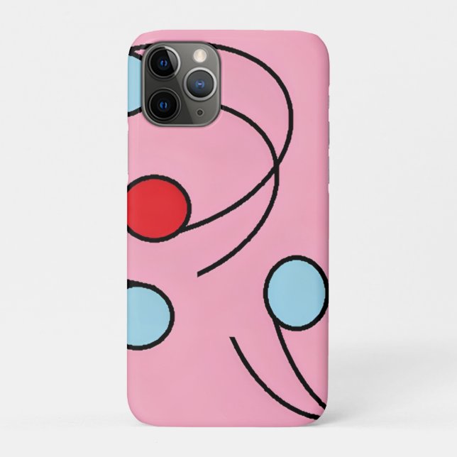 Capa Para iPhone 11 Pro Memphis Design Drupes (Verso)